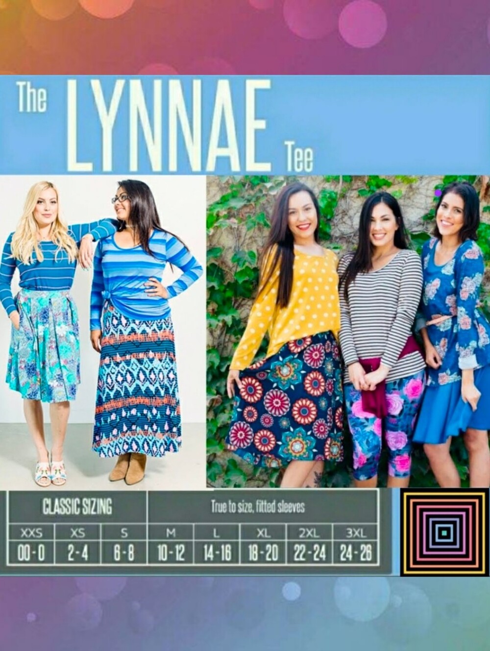 NWT Lularoe S Lynnae Orange Coral Peach Ombre Striped Tunic Top - Picture 14 of 14